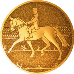Эмблема конный спорт/выездка 1186-025-100
