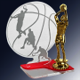 Акриловая награда Баскетбол