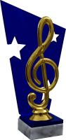 Акриловая награда Музыка 1792-220-403