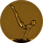 Эмблема гимнастика жен 1124-050-100