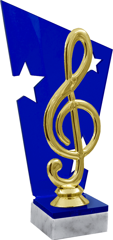 Акриловая награда Музыка 1792-220-403