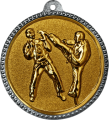 Медаль рельефная карате