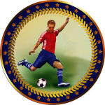 Акриловая эмблема Футбол 1399-025-211