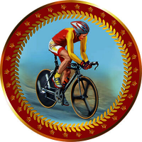 Акриловая эмблема Велоспорт 1399-050-107