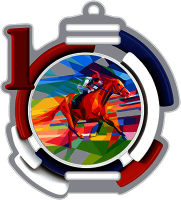 Акриловая медаль Конный спорт 1,2,3 место 1785-003-001