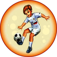 Акриловая эмблема футбол 1398-025-006