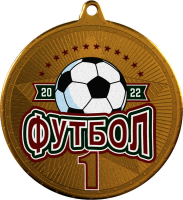 Медаль Футбол с УФ печатью 3614-070-106
