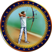 Акриловая эмблема Стрельба из лука 1399-025-209