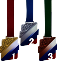Комплект медалей Родослав 80мм (3 медали) 3656-080-235
