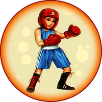 Акриловая эмблема бокс 1398-050-001