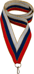 Лента для медали триколор, 22мм 0021-022-132