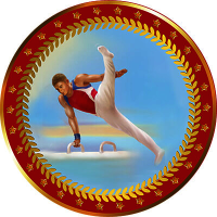 Акриловая эмблема Легкая атлетика 1399-050-115