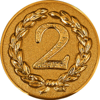 Эмблема 1,2,3 место (25 мм) 1104-025-100
