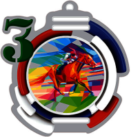 Акриловая медаль Конный спорт 1,2,3 место 1785-003-003