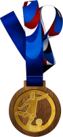 Медаль с лентой Футбол 3658-080-015