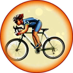 Акриловая эмблема велоспорт