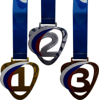 Комплект медалей Зореслав 70мм (3 медали) 3654-070-001