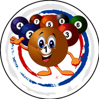 Акриловая эмблема бильярд 1397-025-015