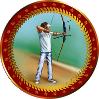 Акриловая эмблема Стрельба из лука 1399-025-109