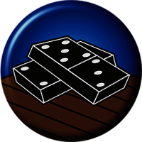 Акриловая эмблема домино 1331-025-000