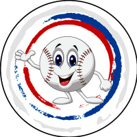 Акриловая эмблема бейсбол 1397-050-012