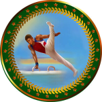 Акриловая эмблема Легкая атлетика 1399-050-315