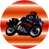 Акриловая эмблема мотоспорт 1352-050-010