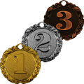 Комплект медалей Сандал (3 медали)