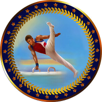 Акриловая эмблема Легкая атлетика 1399-025-215