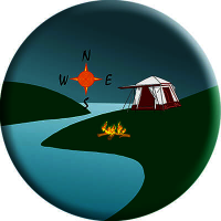 Акриловая эмблема Туризм 1393-025-001