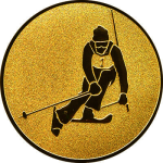 Эмблема лыжный спорт/горный