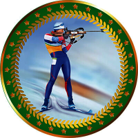 Акриловая эмблема Биатлон 1399-050-313