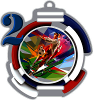 Акриловая медаль Футбол 1, 2, 3 место 1785-007-002