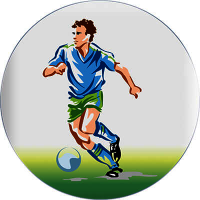 Акриловая эмблема футбол 1310-050-019