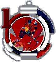 Акриловая медаль Хоккей 1, 2, 3 место 1785-010-001
