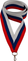 Лента для медали триколор, 22мм 0021-022-032