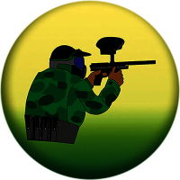 Акриловая эмблема пейнтбол 1344-025-002