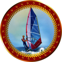 Акриловая эмблема Парус 1399-050-114