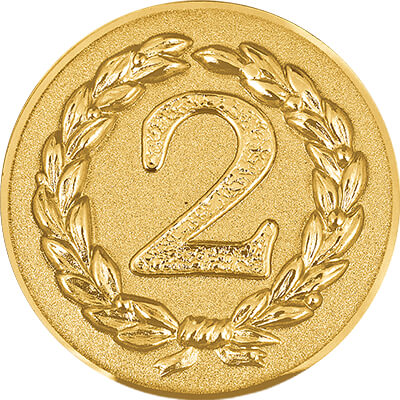 Эмблема 1,2,3 место (25 мм) 1104-025-100