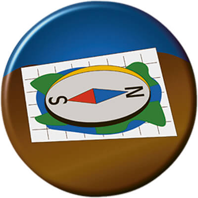 Акриловая эмблема ориентирование 1301-050-000