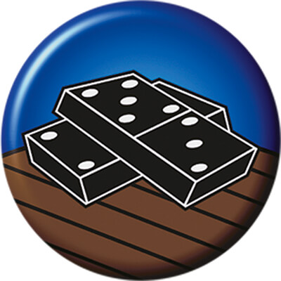 Акриловая эмблема домино 1331-050-000