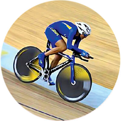 Акриловая эмблема велоспорт 1333-050-006