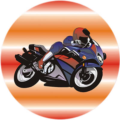 Акриловая эмблема мотоспорт 1352-050-010