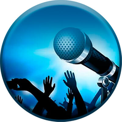 Акриловая эмблема Музыка 1386-050-010