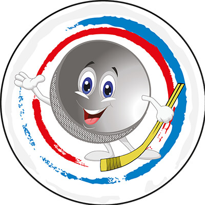 Акриловая эмблема хоккей 1397-025-003