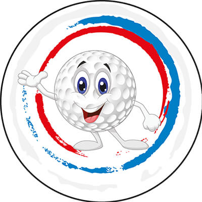 Акриловая эмблема гольф 1397-050-005