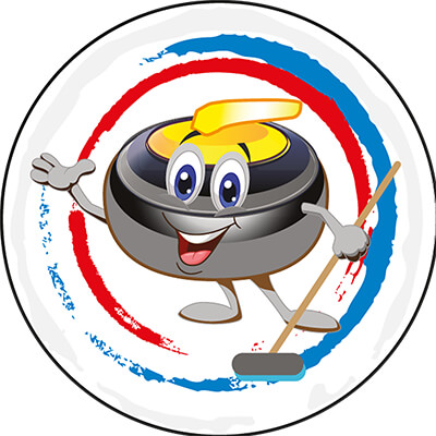 Акриловая эмблема керлинг 1397-050-007