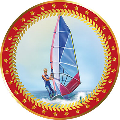 Акриловая эмблема Парус 1399-025-114