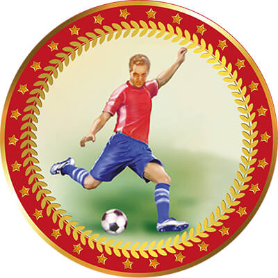 Акриловая эмблема Футбол 1399-050-111