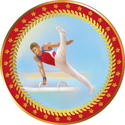 Акриловая эмблема Легкая атлетика 1399-050-115